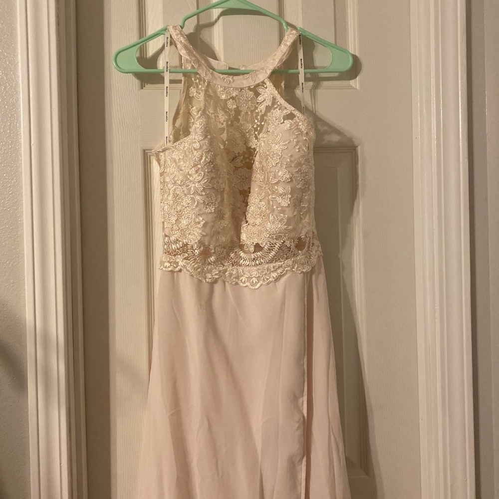 Soiéblu High Neck formal gown